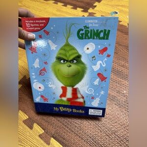 Dr. Seuss The Grinch Playset with Storybook and Board Game - Green, Blue, Red